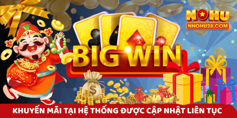 Khuyến mãi tại hệ thống được cập nhật liên tục